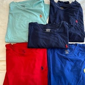 5 Polo Ralph Lauren T-Shirts